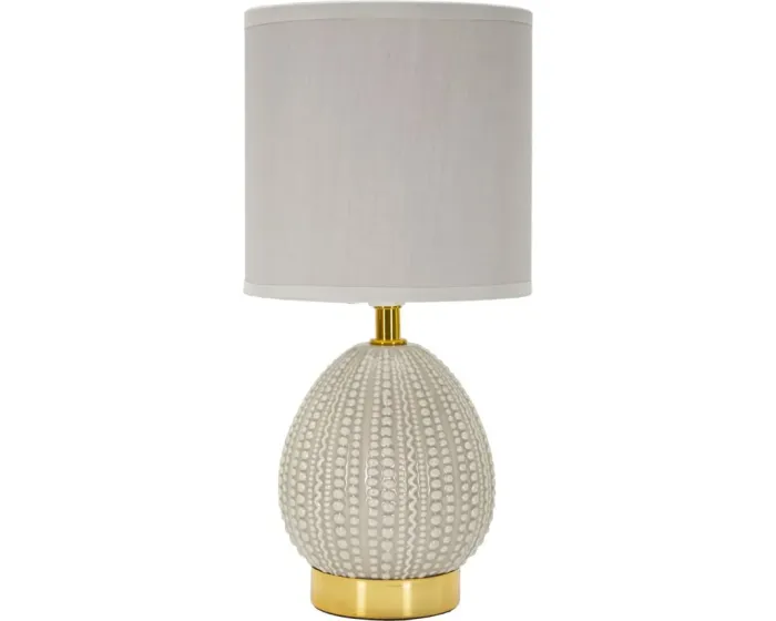 Stolní lampa Flavi 30,5 cm šedá
