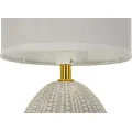 Stolní lampa Flavi 30,5 cm šedá