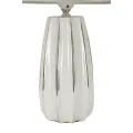 Stolní lampa Emmi 45 cm bílo-stříbrná