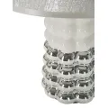 Stolní lampa Lace 33 cm stříbrná