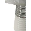 Stolní lampa Candela 41 cm stříbrná
