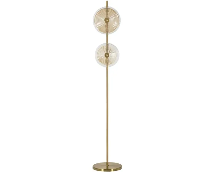 Stojací lampa Venice 168 cm zlatá