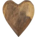 Dřevěná dekorace Haki hnědá