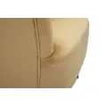Designové křeslo Browy samet hnědé