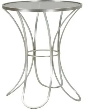 Odkládací stolek Trixy 56 cm stříbrný