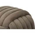 Taburet SOFTY šedohnědý