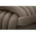 Taburet SOFTY šedohnědý