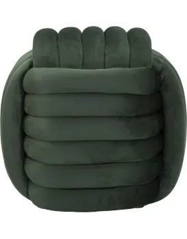 Taburet Softy 45 cm zelený