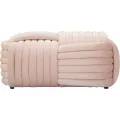 Lavice Softy 90 cm samet růžová