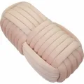 Lavice Softy 90 cm samet růžová
