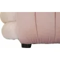 Lavice Softy 90 cm samet růžová