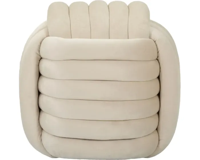 Taburet Softy 45 cm krémový