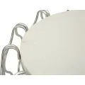 Odkládací stolek Hook 47 cm stříbrný