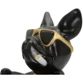 Dekorativní soška Dog Ball černá