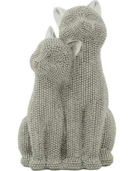 Dekorativní soška Sparky 21 cm stříbrná