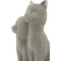Dekorativní soška Sparky 21 cm stříbrná