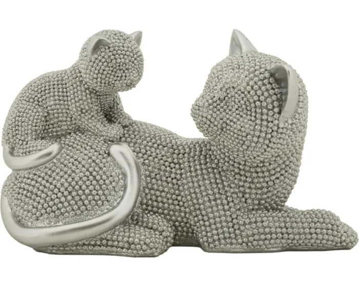 Dekorativní soška Sparky 13 cm stříbrná