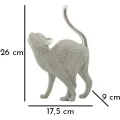 Dekorativní soška Sparky 26 cm stříbrná