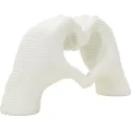 Dekorace Hands Lover 25 cm bílá