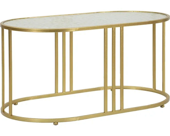Konferenční stolek Antalia 90 cm zlatý
