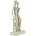 Dekorativní soška Family Stons 30,5 cm krémová