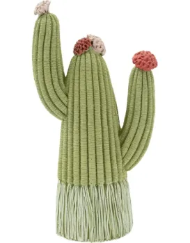 Dekorativní soška Cactus 20,5 cm zelená