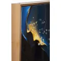 Obraz Andromeda B 60x90 cm modrý/zlatý