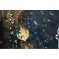 Obraz Andromeda B 60x90 cm modrý/zlatý