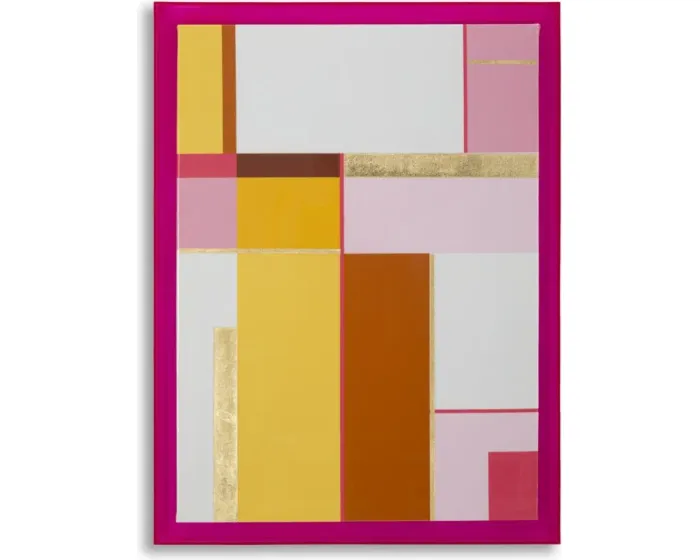 Obraz Lacquered 60x80 cm růžový