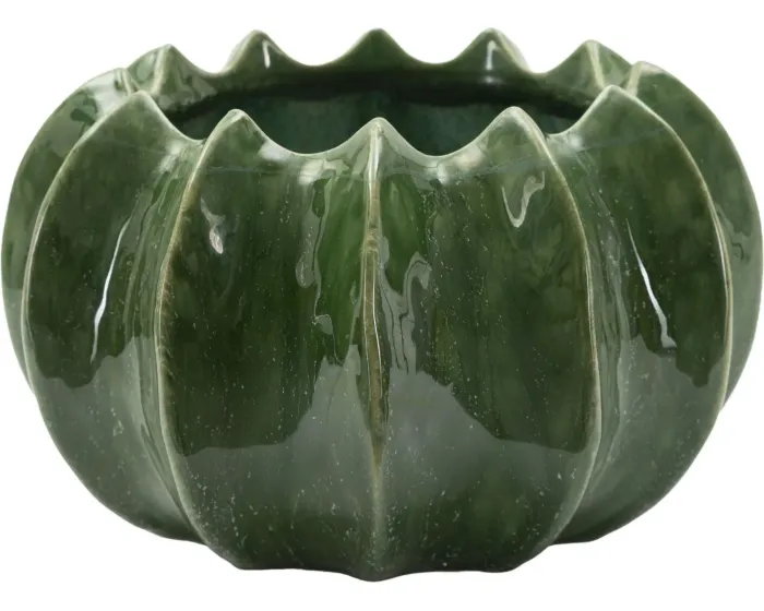 Dekorativní odkládací miska Cactus 22 cm zelená