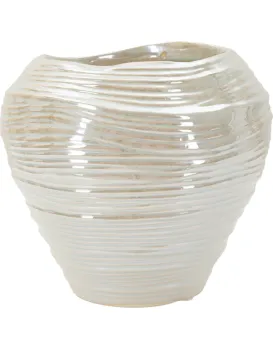 Váza Roundy 22 cm perleťová