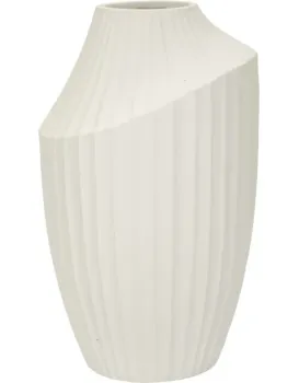 Váza Ice Jar 38 cm krémová