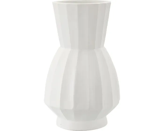 Váza Glint Pot 41 cm bílá