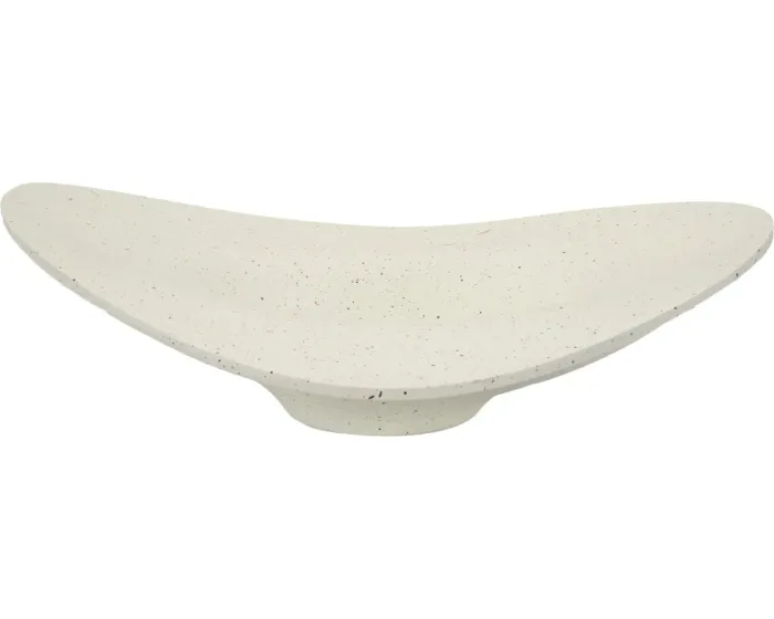 Dekorativní mísa Resin 41 cm krémová