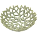 Keramická dekorativní miska Coral 35 cm zelená
