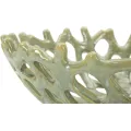 Keramická dekorativní miska Coral 35 cm zelená