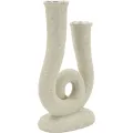 Designový svícen Stons 20 cm krémový