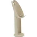 Kovový svícen Angel 37 cm krémový