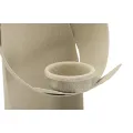 Kovový svícen Angel 37 cm krémový