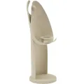 Kovový svícen Angel 30 cm krémový