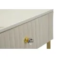 Sada 2 ks odkládacích stolků Wedding krémová/zlatá