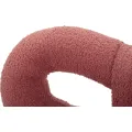 Designová jídelní židle Ilary Mini bouclé růžová