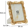 Fotorámeček Knot 29x33,6 cm zlatý
