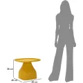 Konferenční stolek Gea 38 cm žlutý