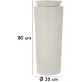 Váza High Pot 80 cm krémová