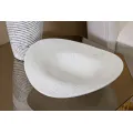 Dekorativní mísa Resin 41 cm krémová