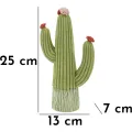 Dekorativní soška Cactus 25 cm zelená