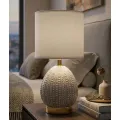 Stolní lampa Flavi 30,5 cm šedá