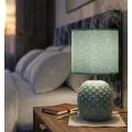 Stolní lampa Pontus 27 cm tyrkysová