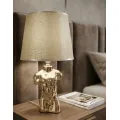 Stolní lampa Glam Man 42,5 cm béžovo-zlatá